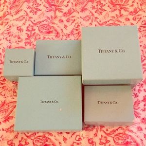 Tiffany & Co. assorted boxes